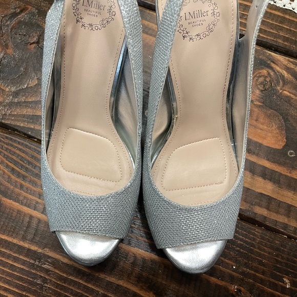 I Miller Peep Toe Dress Heels - Picture 7 of 10